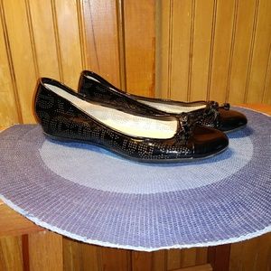 Etienne Aigner Pinhole Patent Flats